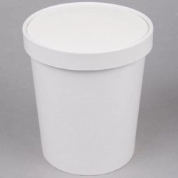 Kishar 1000 ML Round Disposable Containers Box With Lids